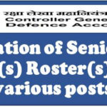 cgda-letter-on-updation-seniority-lists-roasters-for-various-posts