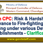 7th-cpc-risk-hardship-allowance-to-fire-fighting-staff-working-under-various-defence-establishments-clarification