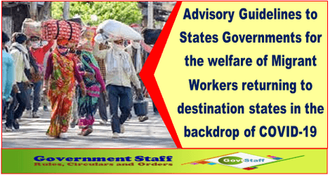 Advisory Guidelines for welfare of Migrant Workers – Labour & Employment Ministry