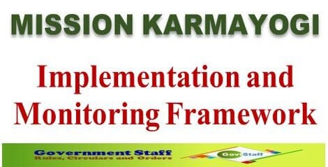 Mission Karmayogi: Institutional Framework for Implementation and Monitoring of the programme