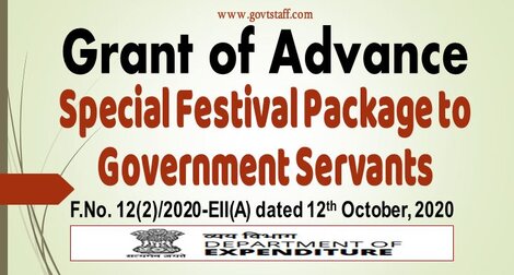 Finmin: Grant of Interest Free Advance – Special Festival Package to Government Servants
