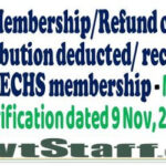 membership-refund-of-contribution-deducted-recovered-for-echs-membership-echs-clarification-dated-9th-november-2020