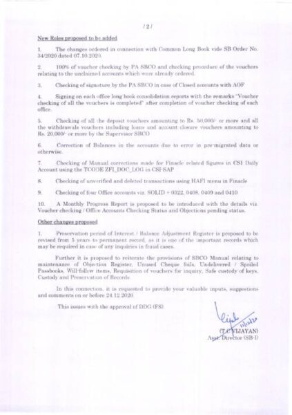 change of role of saving bank control organization sbco 02