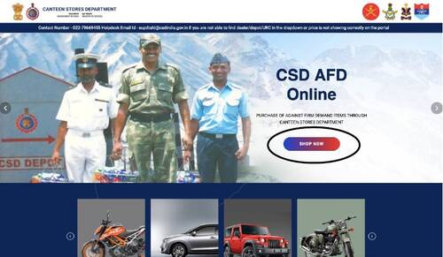 Online AFD Portal to purchase AFD Items: How to register, Check Eligibility etc.