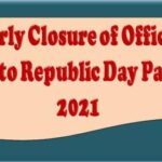 early-closure-of-offices-in-connection-with-republic-day-parade