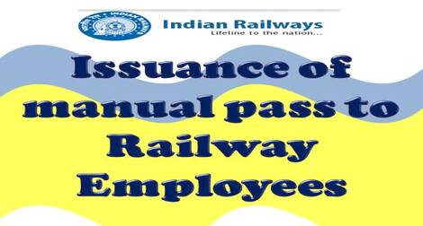 Issuance of manual pass to Railway Employees – Last date extended till 28.02.2021 in emergent cases