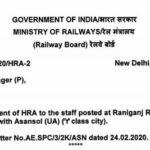payment-of-hra-to-the-staff-posted-at-raniganj-railway-station-at-par-with-asansol-ua-y-class-city