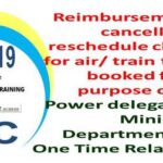reimbursement-cancellation-reschedule-charges-air-train-tickets-booked-for-ltc-power-departments