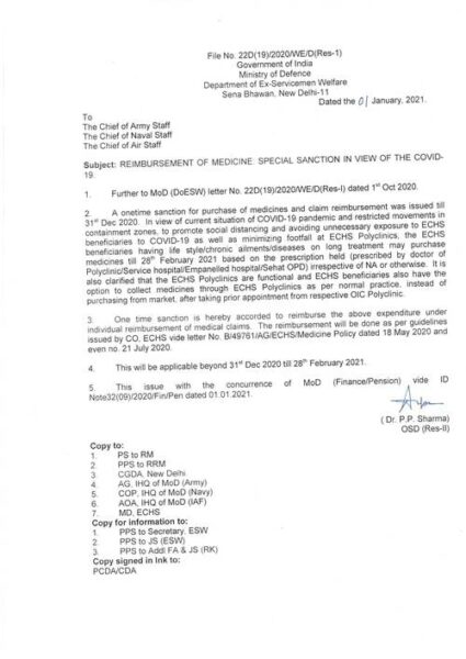 special-sanction-reimbursement-medicine-covid-19