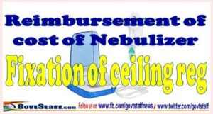 fixation of ceiling limit for nebulizer