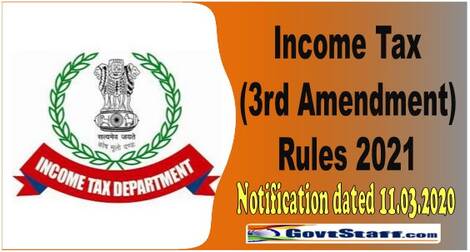 Income Tax (3rd Amendment) Rules 2021: Revised Form No. 12BA, Revised Form No. 16 for Part B (Annexure) and Form No. 24Q Annexure-II