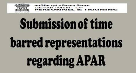 Submission of time barred representations regarding APAR