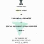 annual-report-on-pay-and-allowances-for-the-year-2018-19-of-central-government-civilian-employees