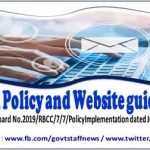 email policy and website guidelines railway board order dated 18 06 2021