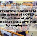preventive-measures-to-contain-spread-of-covid-19-regulation-of-50-attendance-and-leave-availed-by-employees