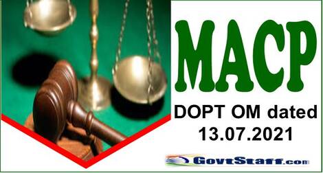 Preponement of effective date of MACP w.e.f. 01.01.2006 as per Supreme Court Order dated 28.4.2021 in CA No. 1579/21 (SLP (C) No. 15572/2019): DoPT’s instructions on grievances