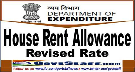 7th CPC House Rent Allowance (HRA) – Effective rate w.e.f. 01.07.2021 – No need to issue separate order : FinMin clarification