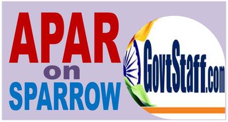 Online Completion of APARs for the year 2020-21 on SPARROW application in r/o Senior Auditors/Auditors