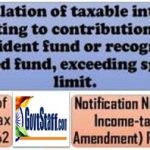 Calculation of taxable interest relating to contribution in a provident fund Rule 9D of Income-tax Rules, 1962 – IT 25th Amendment Rules 2021