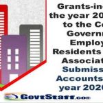 grants in aid for the year 2021 2022 to the central government employees residents welfare associations dopt order dated 01 09 2021