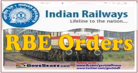 Engagement of staff against posts of SSEs/JEs on contract basis the said scheme extended upto 19.11.2022 vide RBE No. 21/2022