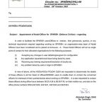 Appointment of Nodal Officer for SPARSH (Defence Civilian) PCDA Circular no.- SPARSH(CIVIL)-08
