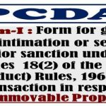 form-i-for-giving-prior-intimation-or-seeking-prior-sanction-under-rules-182-of-the-ccs-conduct-rules-1964-for-transaction-in-respect-of-immovable-property