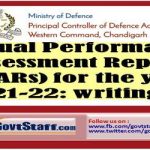 annual performance assessment report apars for the year 2021 22 writing of
