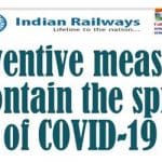 preventive measures to contain the spread of covid 19 railway boards office order no 06 of 2022