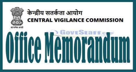 Correction in Revised Proforma for furnishing details of the officers while seeking vigilance clearance – CVC O.M dated 02.02.2022