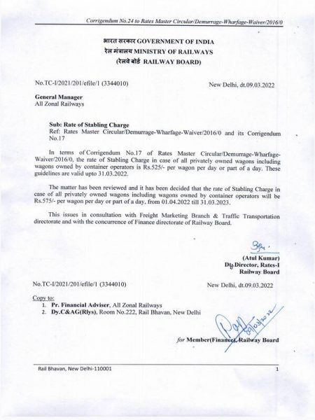 rates-of-stabling-charges-corrigendum-no-24-to-rates-master-circular-demurrage-wharfage-waiver-2016-0