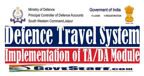 Implementation of TA/DA Module of Phase IV of Defence Travel System for DAD