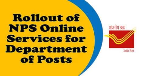Rollout of NPS Online Services for Department of Posts – Applicable charges for NPS (ACM) scheme (Physical Mode + Online Mode Both)