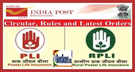 Promotional and Incentive Structure of PLI/RPLI – Clarification in respect of sales force: Directorate of PLI Order
