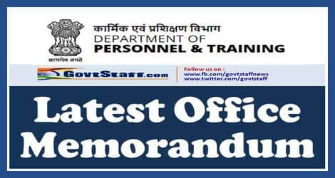 Determination of Seniority of persons appointed to Services and posts under the Central Government: Master Circular by DoP&T updated on 16.09.2022