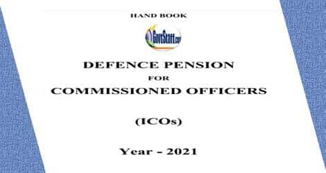 Hand Book Defence Pension for Commissioned Officers  (ICOs)