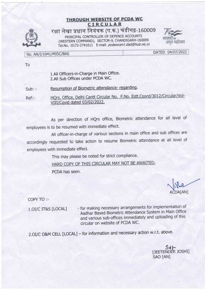 resumption-of-biometric-attendance-regarding-attendance-pcda-wc