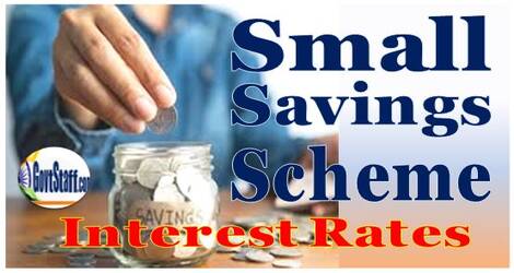 Small Savings Schemes Interest Rate for the 2nd Qtr of FY 2022-23 from 01.07.2022 to 30.09.2022 remains unchanged