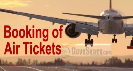 Booking of Air ticket on Tour/LTC through Authorized Travel Agents: PCDA Instruction