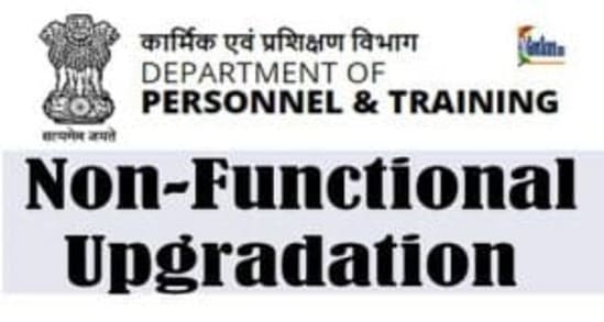 Non-Functional upgradation for Officers of Organized Group ‘A’ Services – DoPT O.M
