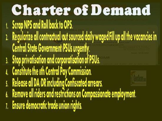 Constitution of 8th Pay Commission, Scrap NPS etc. – Seven point Charter of Demand and calendar of Joint struggle issued by Confederation  