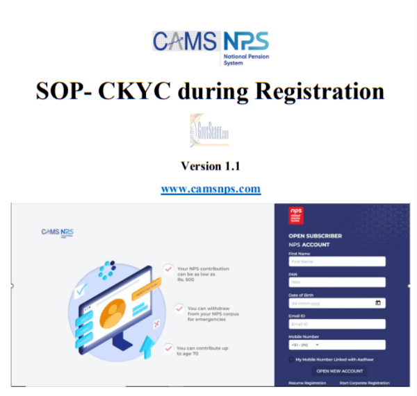 NPS Digital On boarding through CKYC – PFRDA Circular dated 22.11.2022