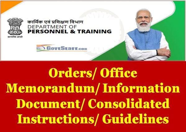 Adherence to various provisions of IAS(Pay) Rules and IAS Cadre Rules – DOPT Information Document