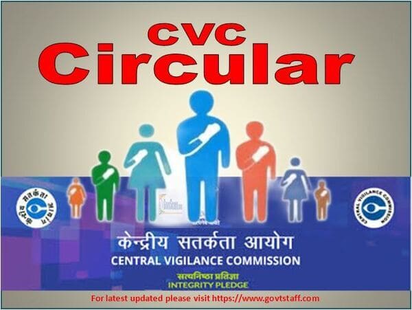 Observance of Vigilance Awareness Week, 2023: CVC Circular No. 06/08/23 dated 02.08.2023