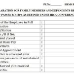 submission-of-family-declarations-for-obtaining-privilege-passes