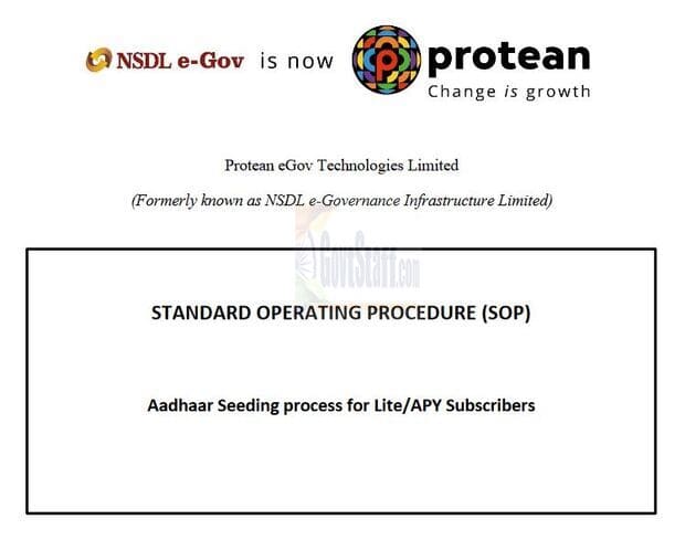 Empowering APY Subscribers with ease of Aadhaar Seeding – Launch of Seeding Convenience through CRA Portal & Mobile App : PFRDA Circular