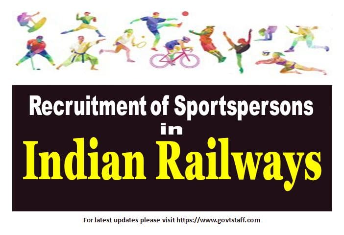 Recruitment of sportspersons on Zonal Railways/Production Units against Sports Quota in Pay Level-1 : RBE No.03/2023