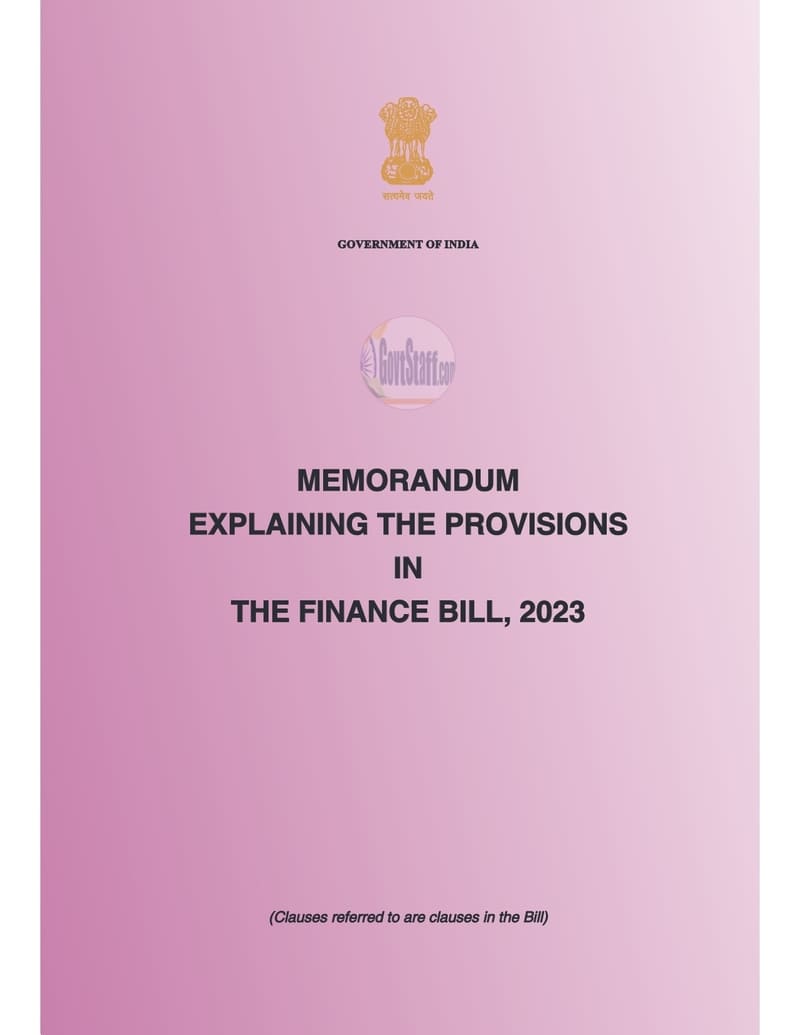 Income Tax Rates, TDS on Salaries and Rebate under Section 87A – Finance Bill 2023- Budget 2023-24