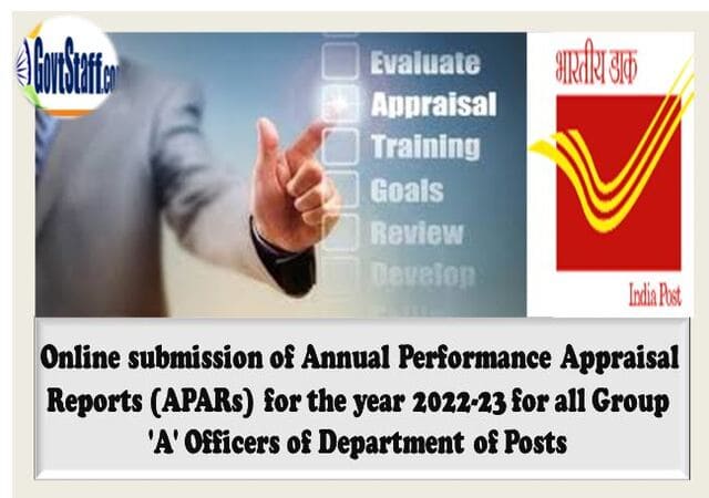 aonline-submission-of-annual-performance-appraisal-reports-apars-for-the-year-2022-23-for-all-group-a-officers-of-department-of-posts