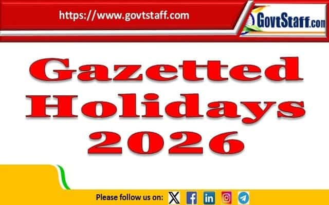 List of Gazetted Holidays to be observed in the Administrative Offices of Central Government located at Delhi / New Delhi during the year 2026 List of Gazetted Holidays to be observed in the Administrative Offices of Central Government located at Delhi / New Delhi during the year 2026